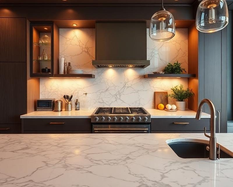 Marble Countertops by BlueStone Creations