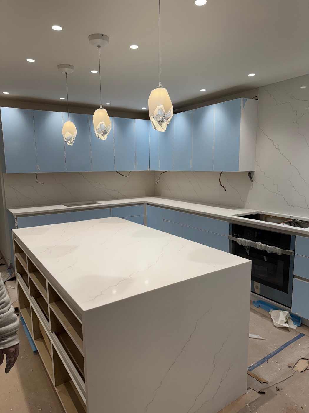 Quartz Island Installation by BlueStone Creations